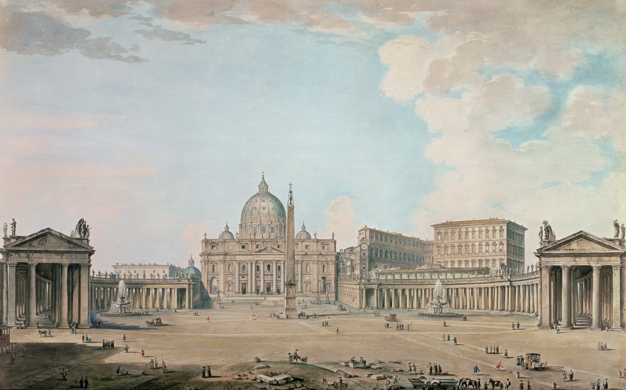 Św. Piotra, Rzym autorstwa Giovanni Paolo Pannini