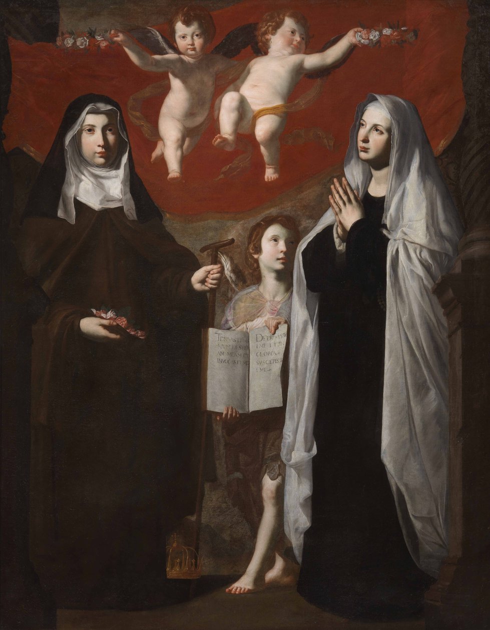 Santa Elisabetta i Santa Francesca Romana autorstwa Giovanni Ricca