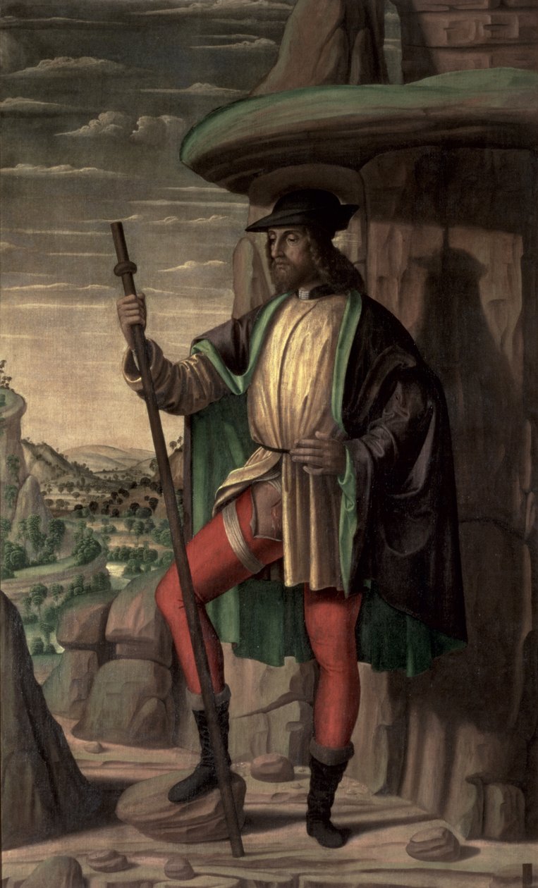 Św. Roch autorstwa Giovanni Santi or Sanzio