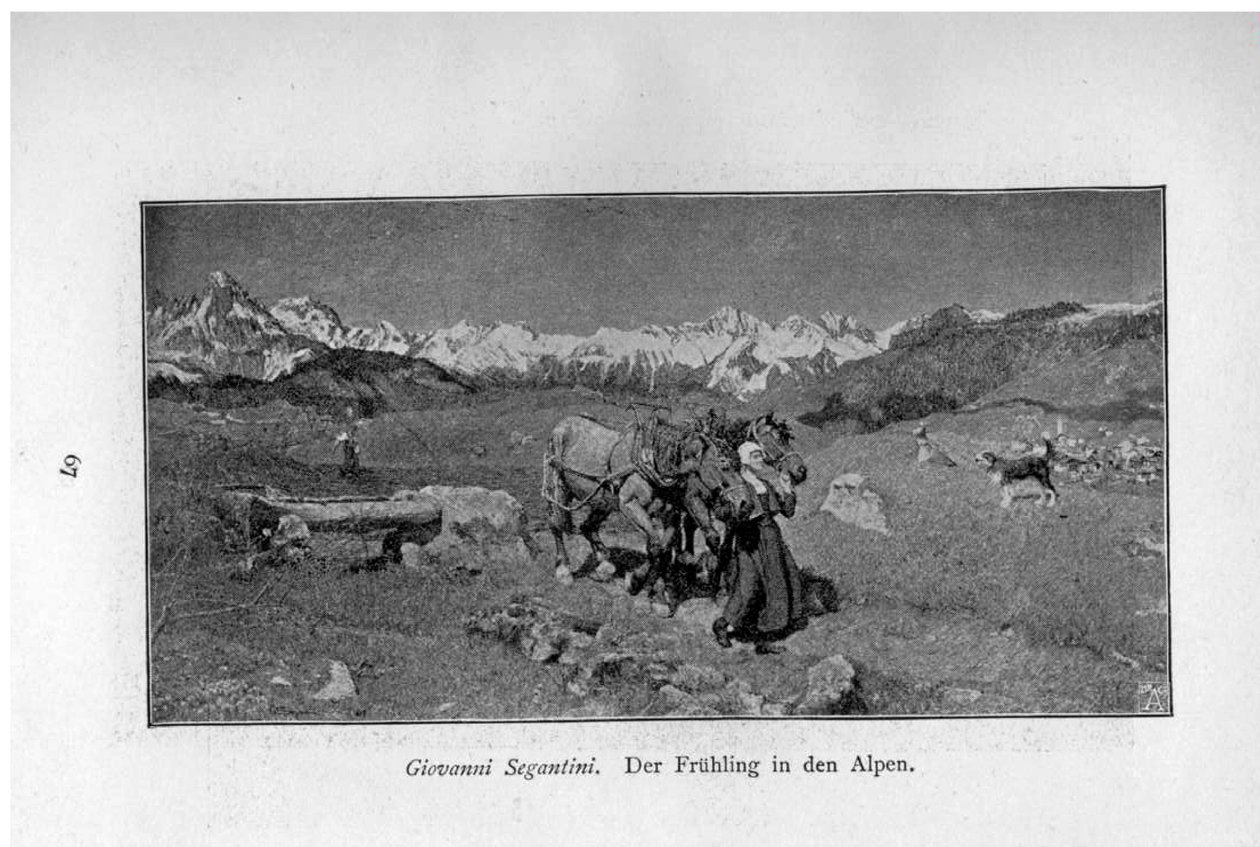 Wiosna w Alpach autorstwa Giovanni Segantini