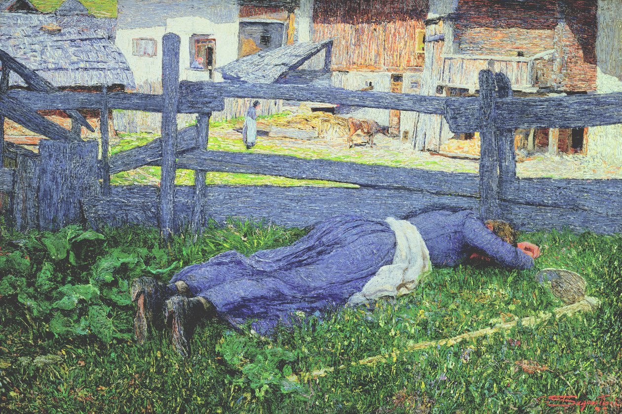 Spoczywaj w cieniu autorstwa Giovanni Segantini