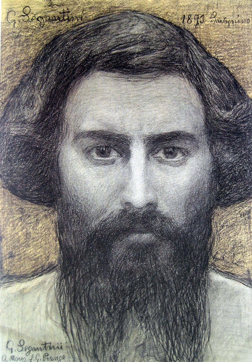 Autoportret autorstwa Giovanni Segantini