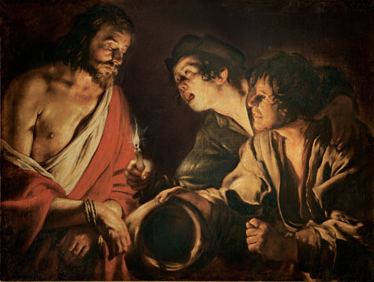 Chrystus wykpiwany autorstwa Giovanni Serodine