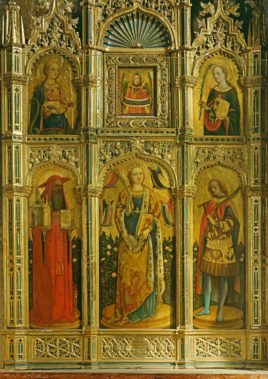 St. Ołtarz Sabina, 1443 autorstwa Giovanni and Antonio da Murano