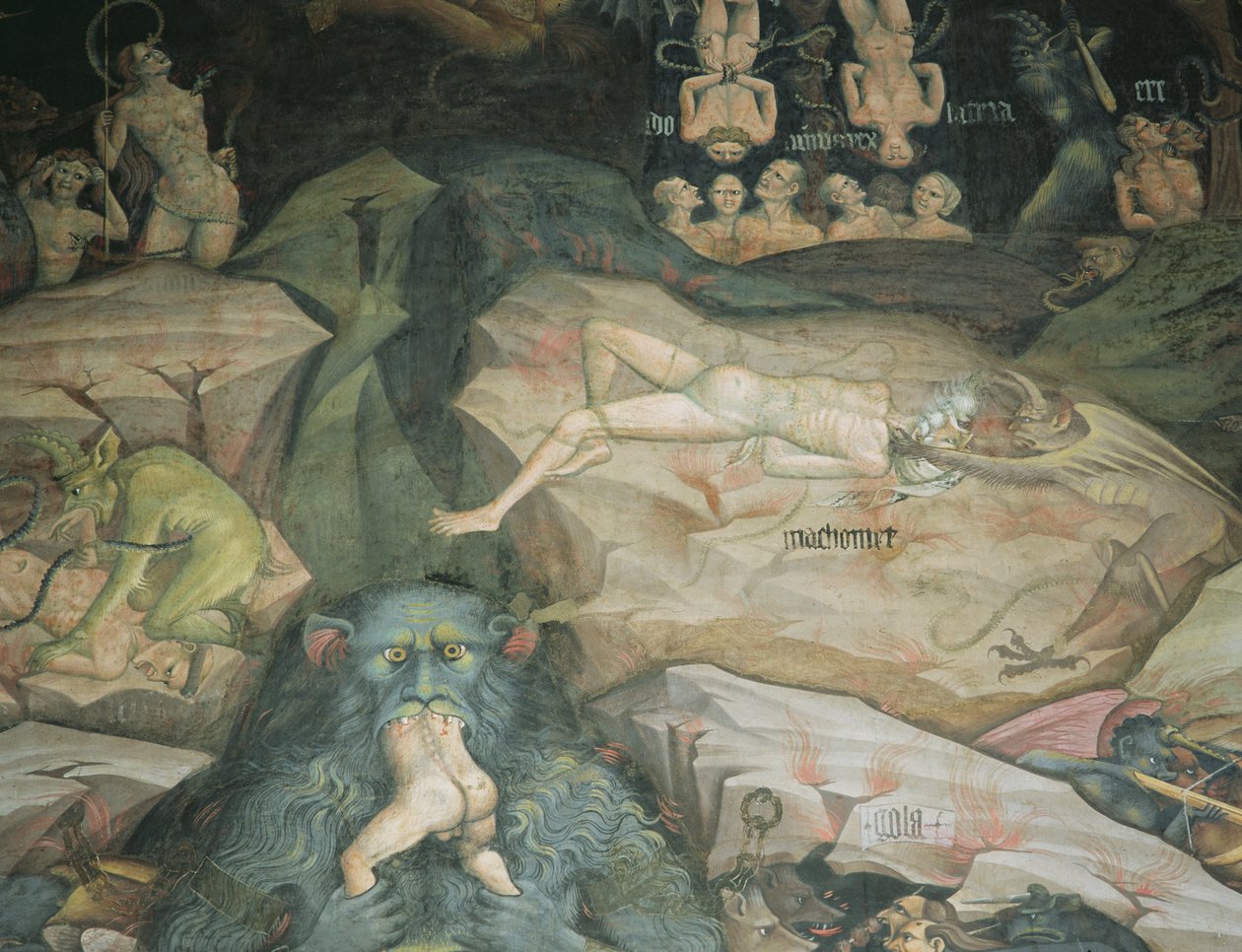 Sceny z „Piekła” autorstwa Giovanni da Modena