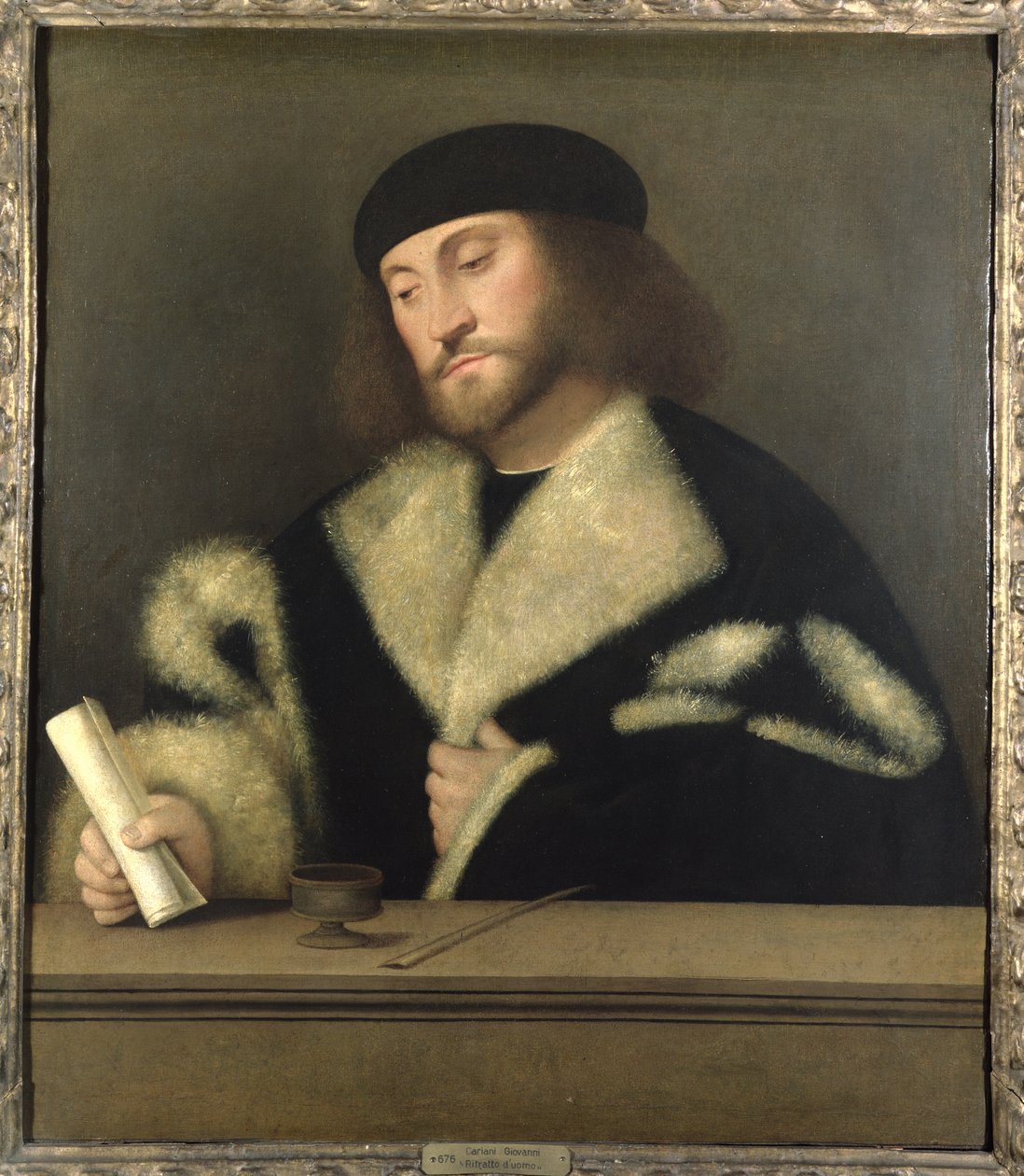 Portret mężczyzny autorstwa Giovanni de Busi Cariani