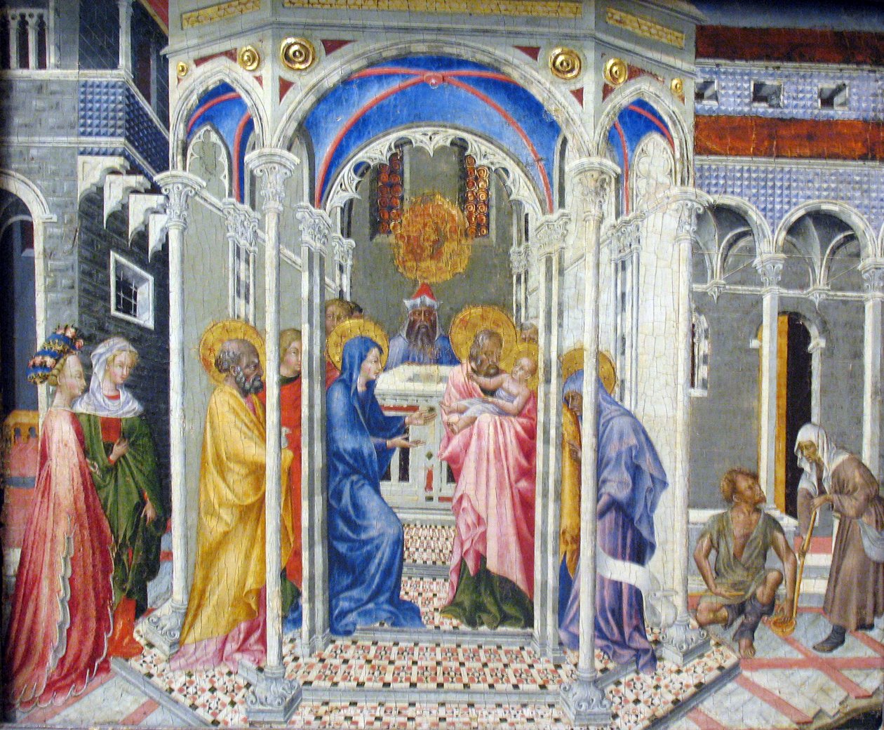 Przedstawienie Chrystusa w świątyni autorstwa Giovanni di Paolo