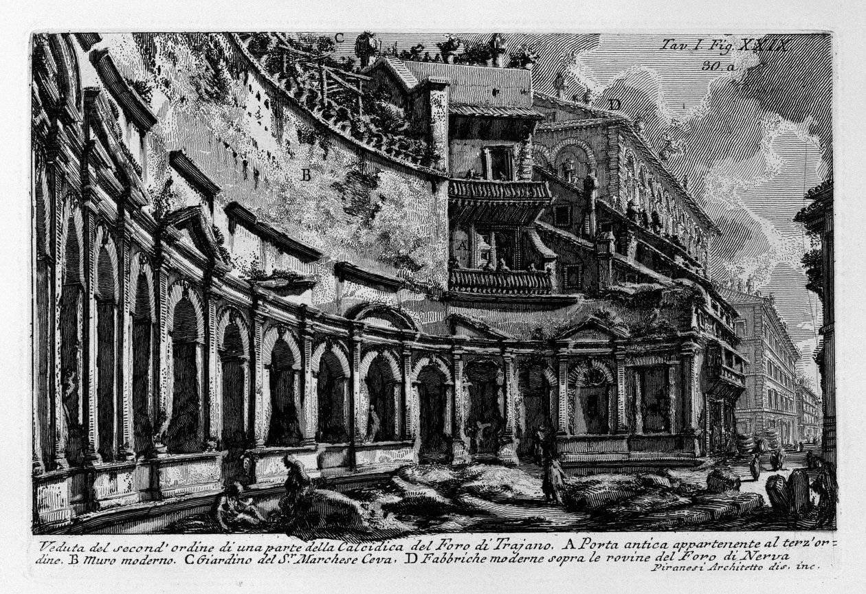 Targ Trajana autorstwa Giovanni Battista Piranesi