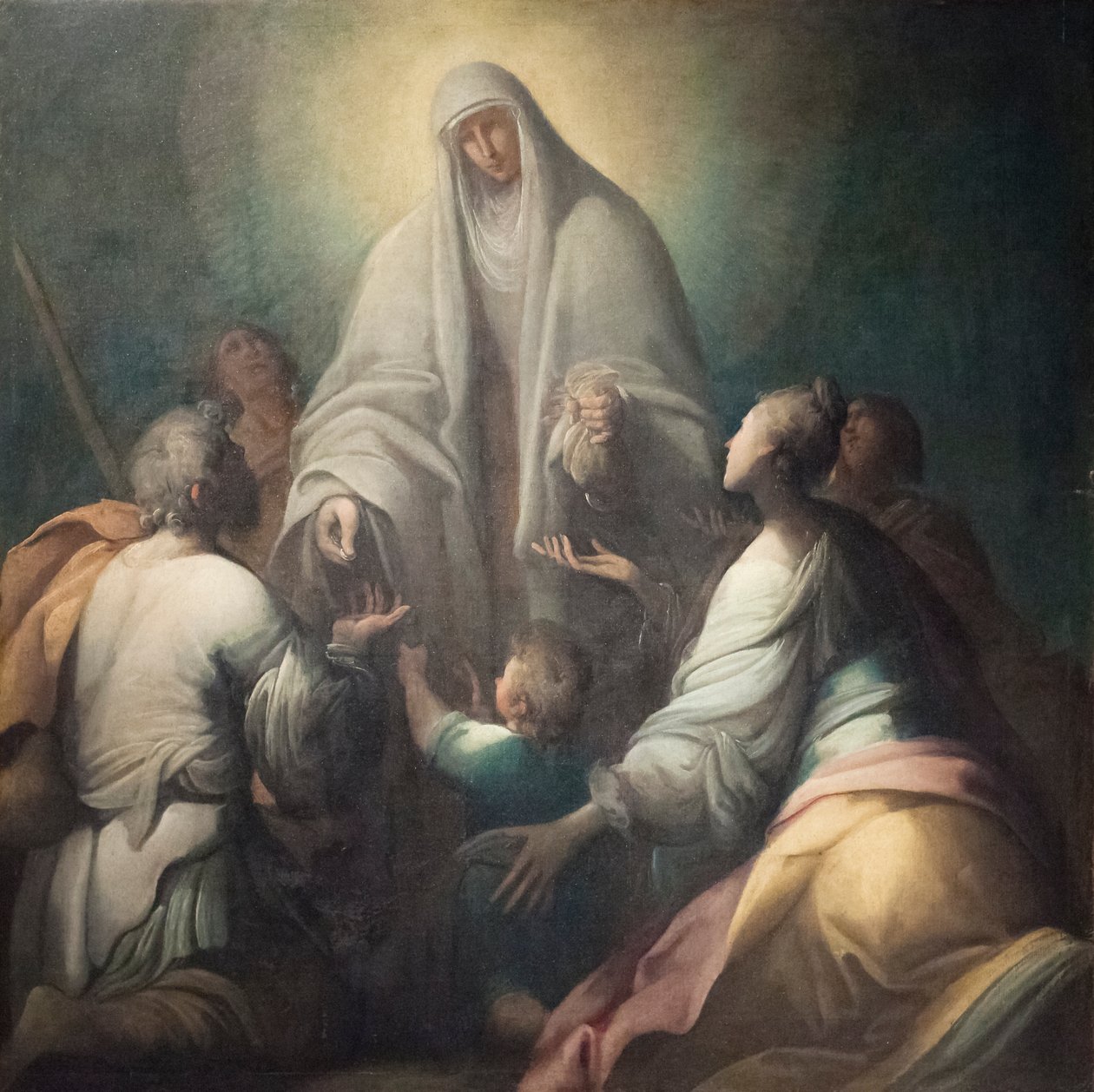 Madonna rozdająca jałmużnę autorstwa Giovanni (1575 1655) Donducci