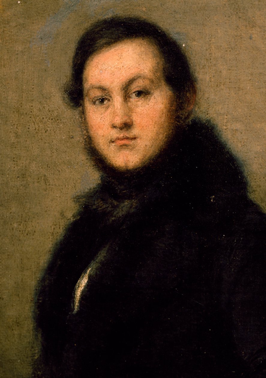 Portret Ignazio Mariniego (1811-1873), śpiewaka operowego, autorstwa Giovanniego Carnovali zwanego Piccio (1808-1873). Włochy autorstwa Giovanni Carnovali