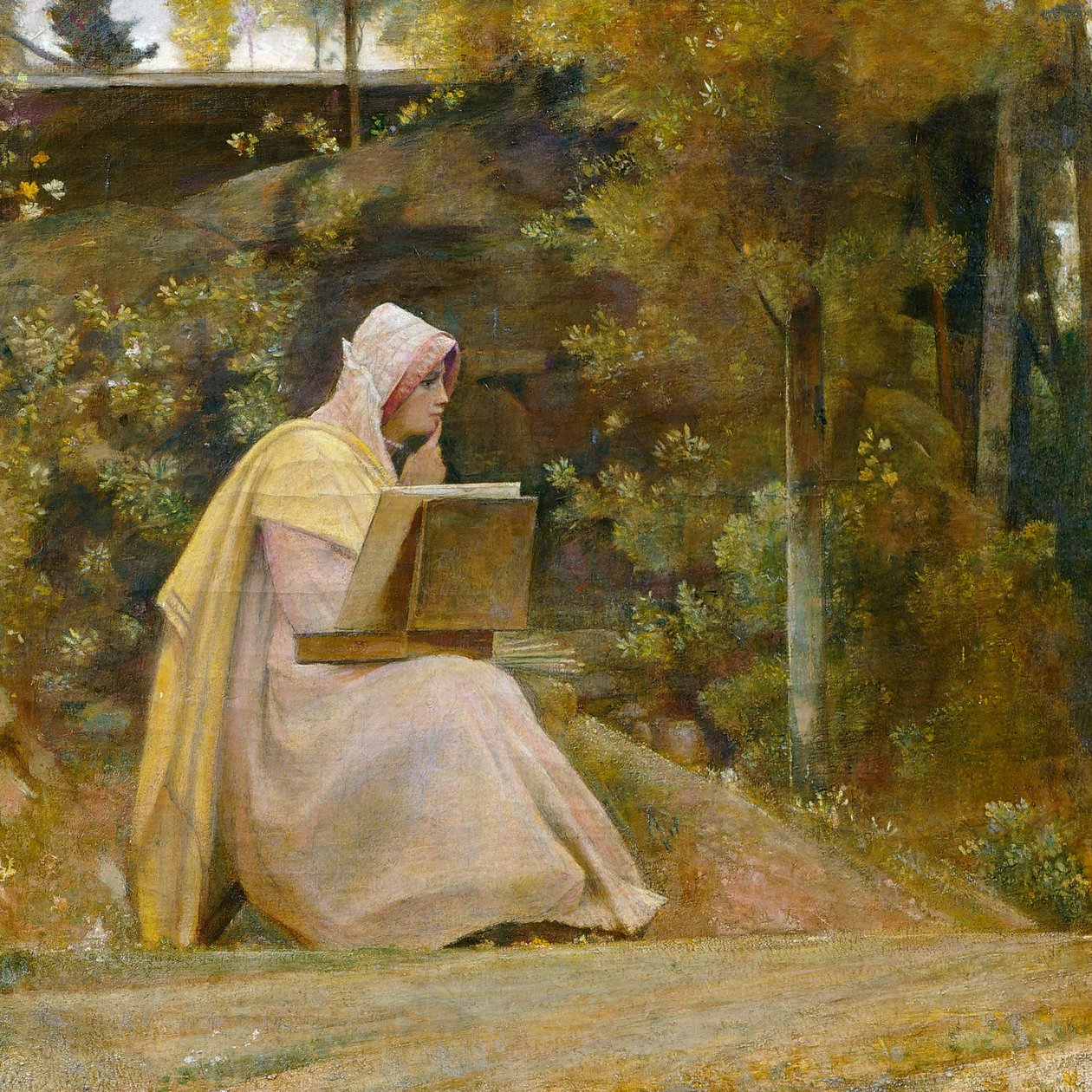 Być albo nie być: Who Loves not is not, autorstwa Giovanniego, znanego jako Nino Costa, ok. 1880 r. autorstwa Giovanni Costa