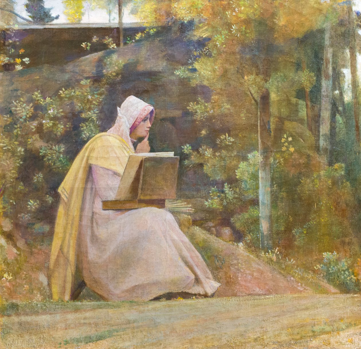 Być albo nie być. Kto nie kocha, nie jest, ok. 1879 (olej na płótnie) autorstwa Giovanni (1826 1903) Costa