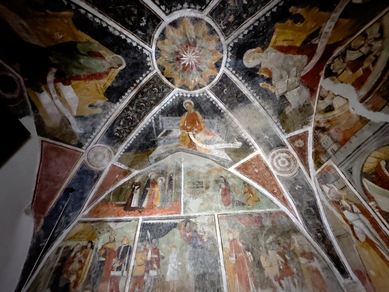 Freski w kaplicy Annonciade, Tende ok. 1470 r. (fresk) autorstwa Giovanni (attr. to) Baleison
