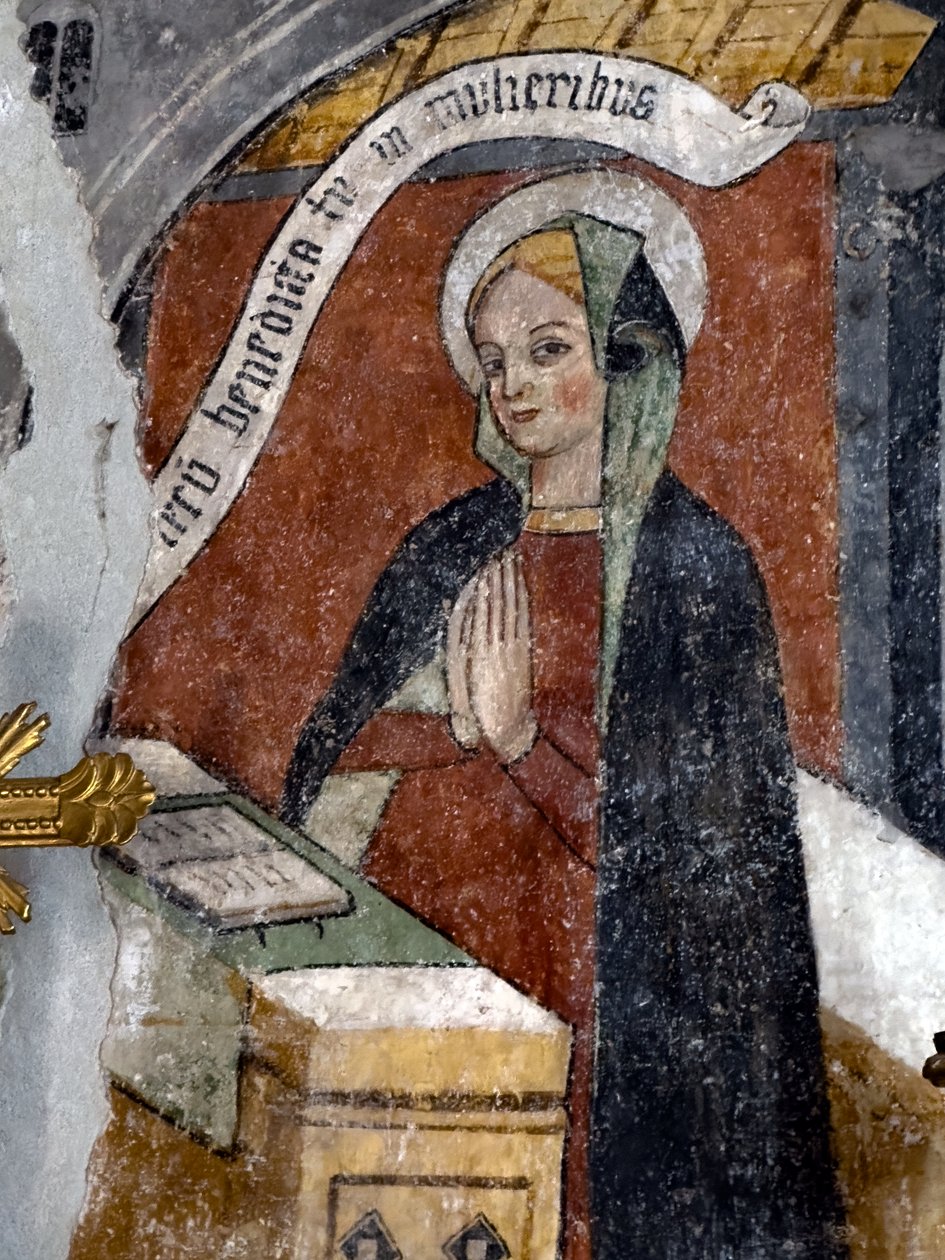 Freski w kaplicy Annonciade, około 1470 r. (fresk) autorstwa Giovanni (attr. to) Baleison