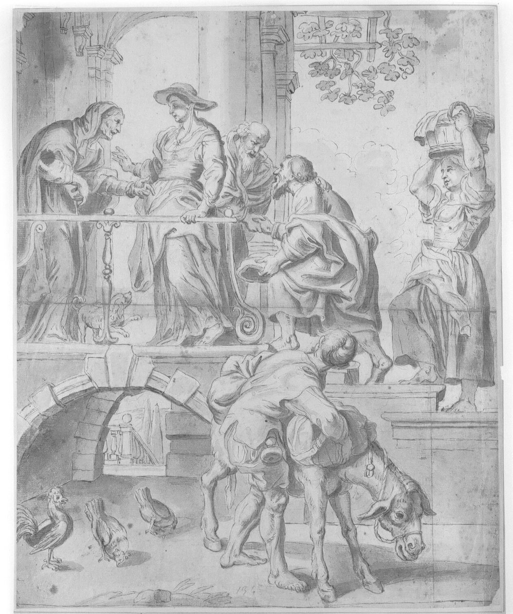 Nawiedzenie Matki Boskiej autorstwa Giovanni Agostino Ratti