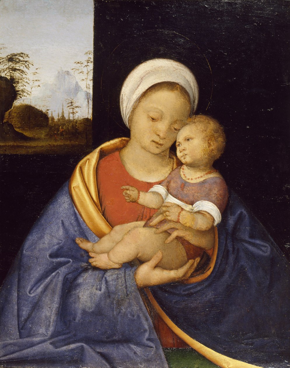 Madonna z Dzieciątkiem, 1510-15 autorstwa Giovanni Agostino da Lodi