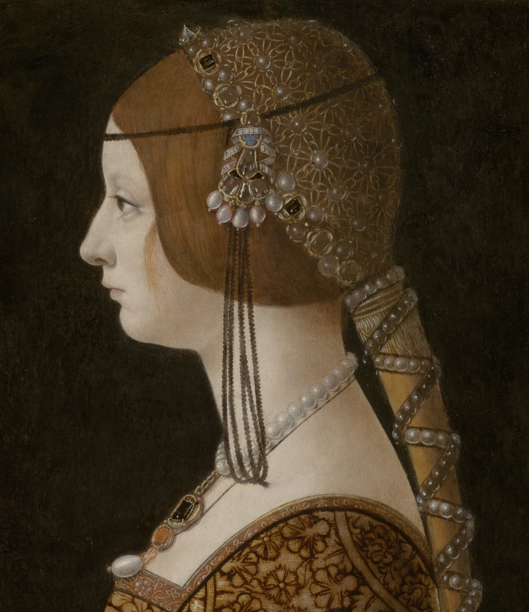Blanca Maria Sforza autorstwa Giovanni Ambrogio de Predis