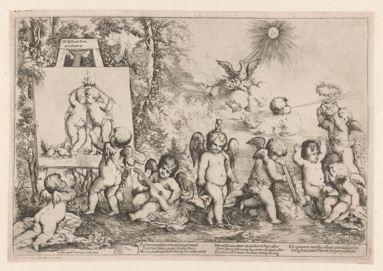 Alegoria z putti autorstwa Giovanni Andrea Podesta