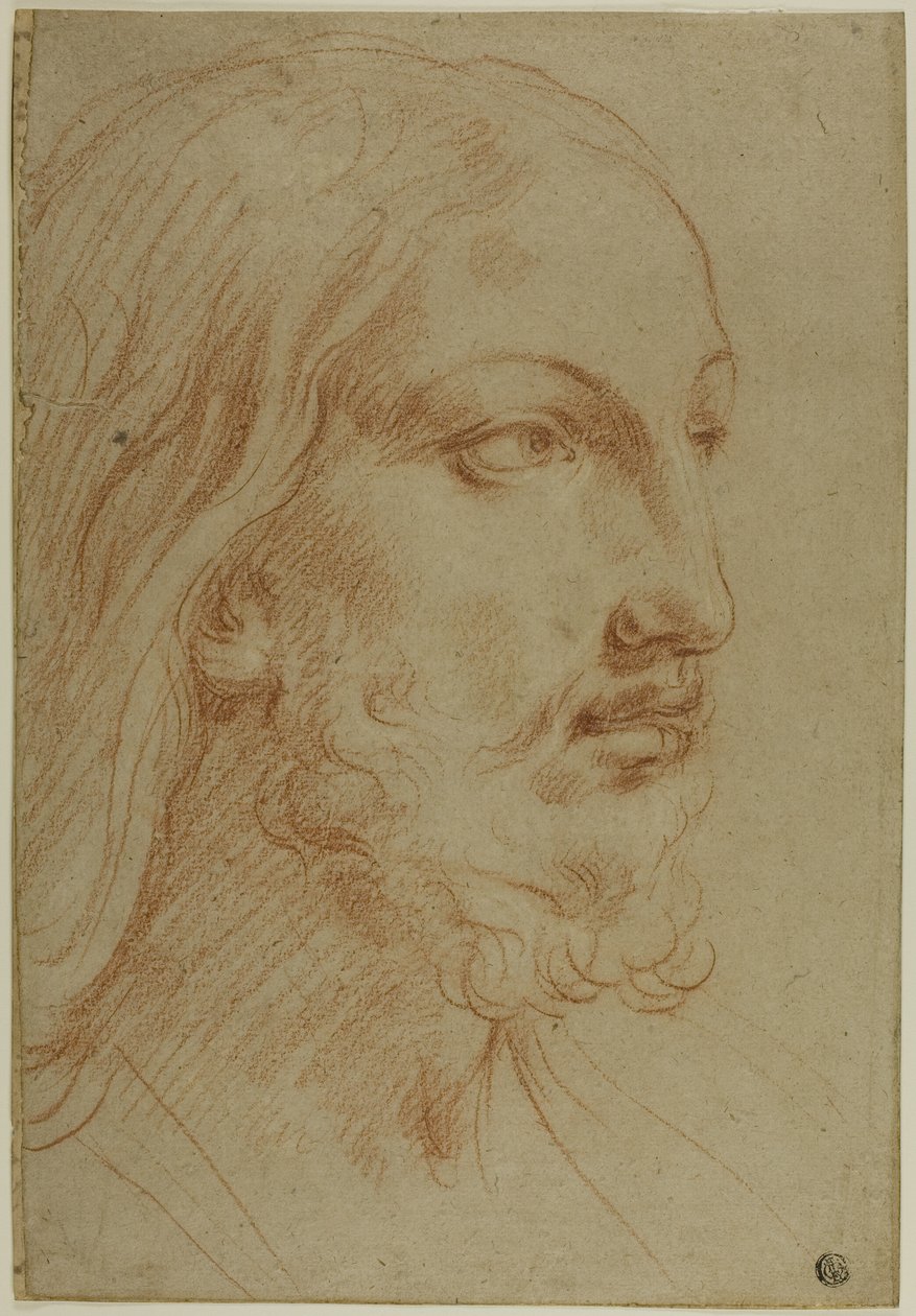 Głowa Chrystusa autorstwa Giovanni Andrea Sirani