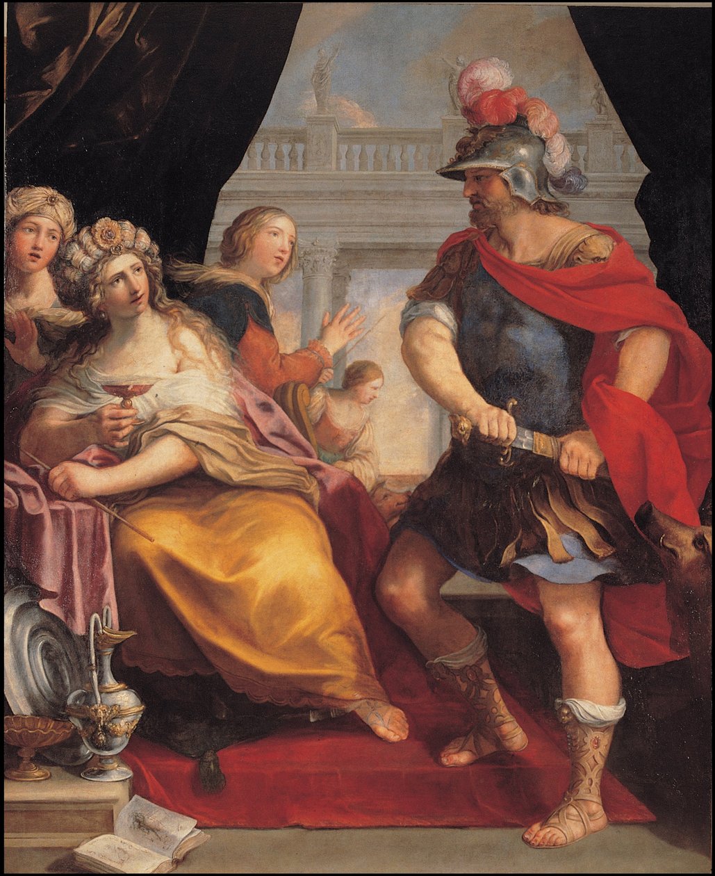 Ulisses i Kirke, ok. 1650-1660 autorstwa Giovanni Andrea Sirani
