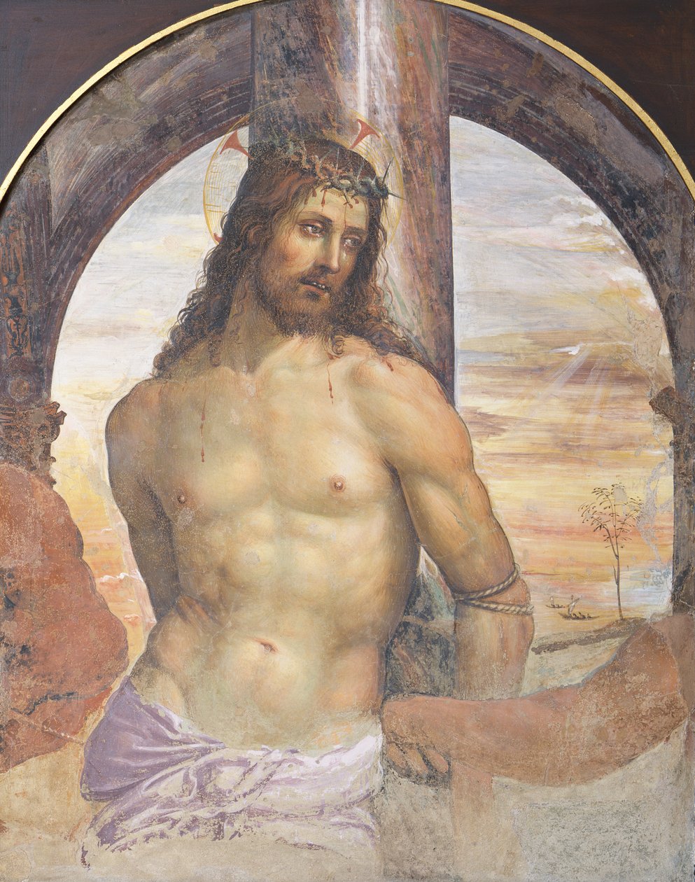 Chrystus przy kolumnie autorstwa Giovanni Antonio Bazzi Sodoma
