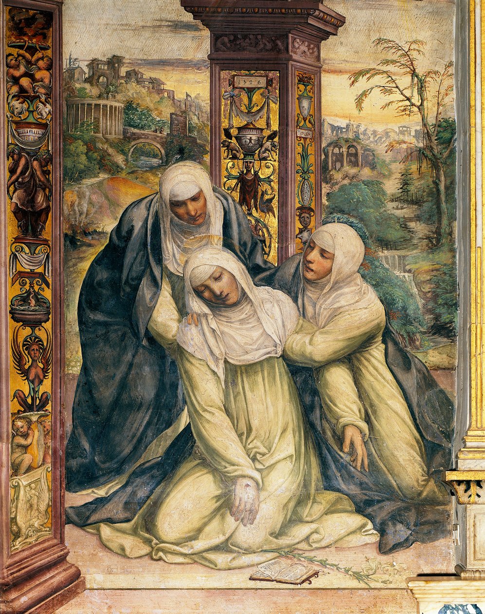 Ekstaza św. Katarzyny ze Sieny (fragment) autorstwa Giovanni Antonio Bazzi Sodoma