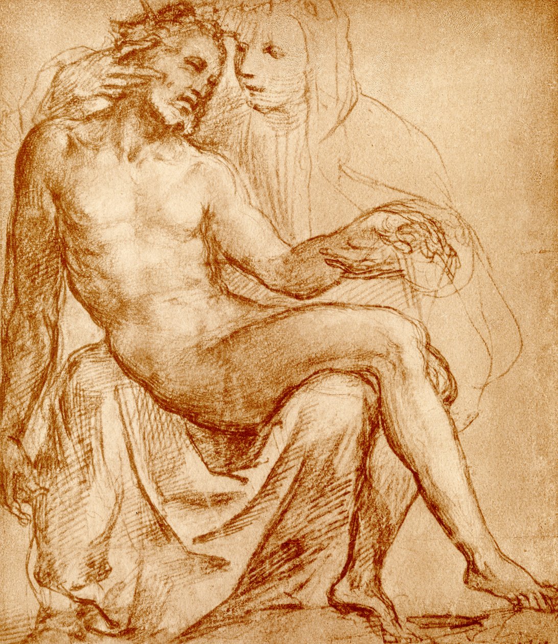 Pieta autorstwa Giovanni Antonio Bazzi Sodoma