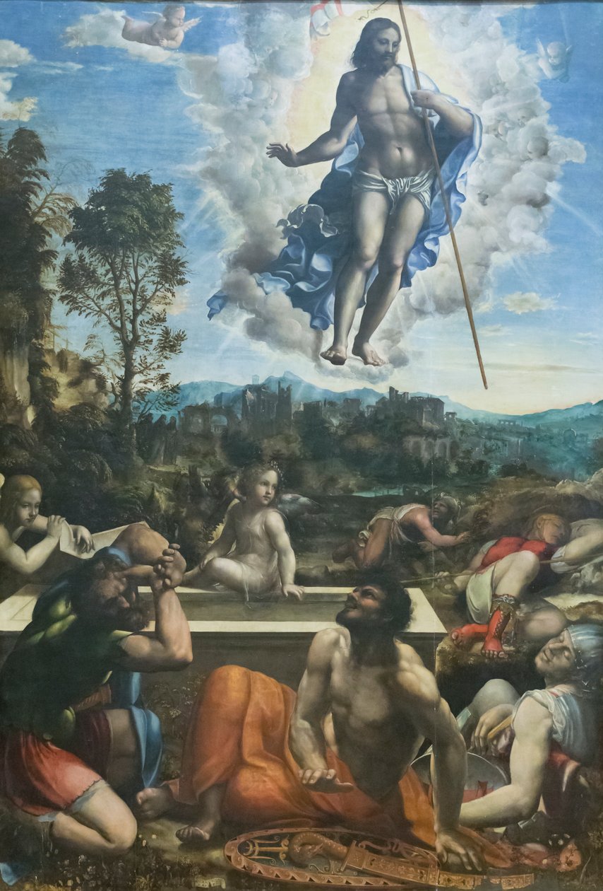 Zmartwychwstanie Chrystusa autorstwa Giovanni Antonio Bazzi Sodoma