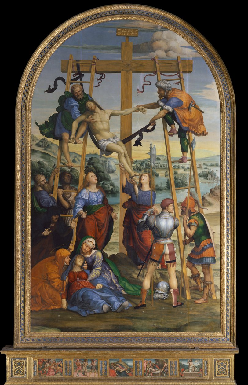 Złożenie Chrystusa z krzyża autorstwa Giovanni Antonio Bazzi Sodoma