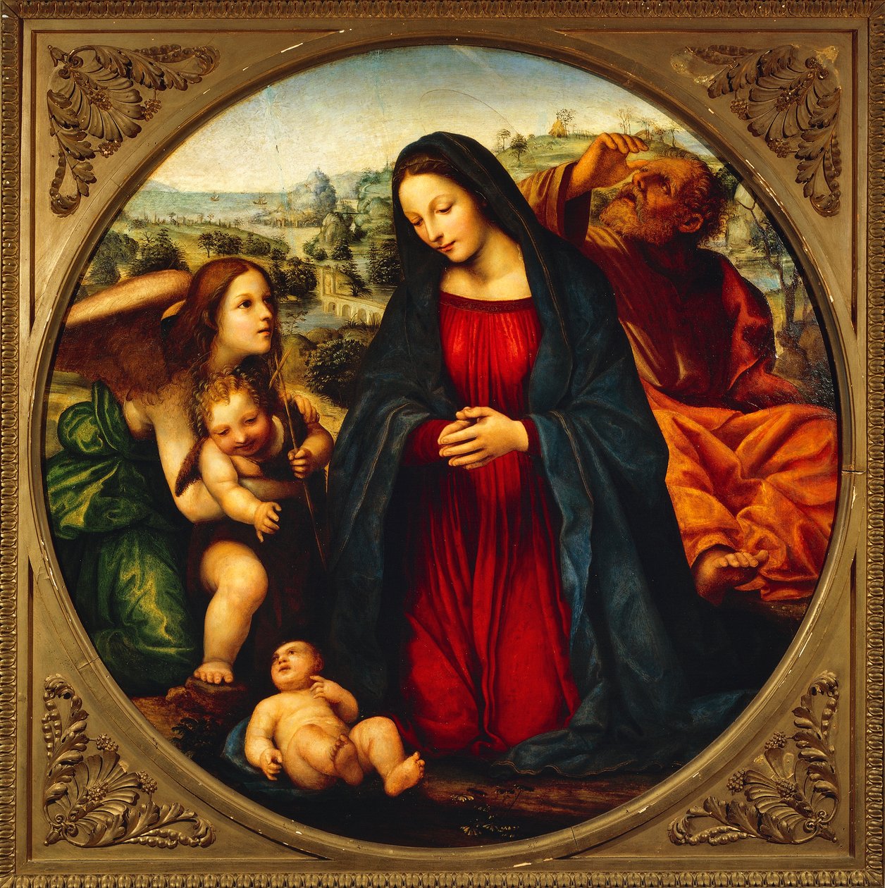 Święta Rodzina, Giovanni Antonio Bazzi, znany jako Sodoma (1477-1549) autorstwa Giovanni Antonio Bazzi Sodoma