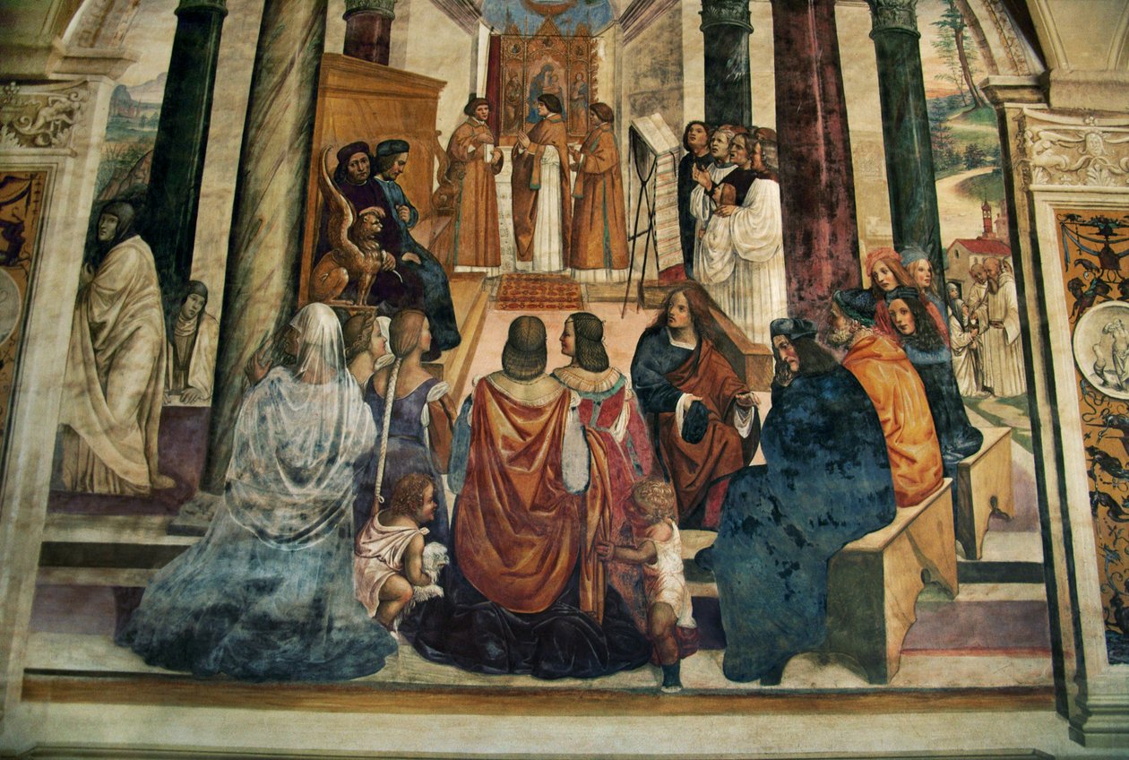 Żywot świętego Benedykta da Nurcia autorstwa Giovanni Antonio Bazzi Sodoma