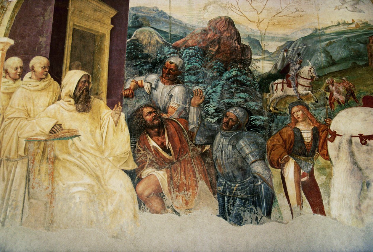 Żywot świętego Benedykta da Nurcia autorstwa Giovanni Antonio Bazzi Sodoma