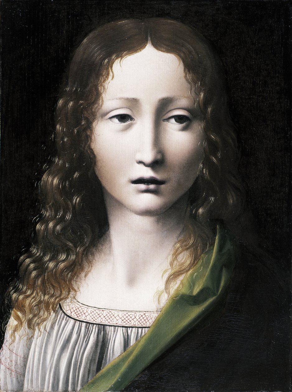 Salwador Adolescente Młodociany Zbawiciel, 1490-1495 autorstwa Giovanni Antonio Boltraffio