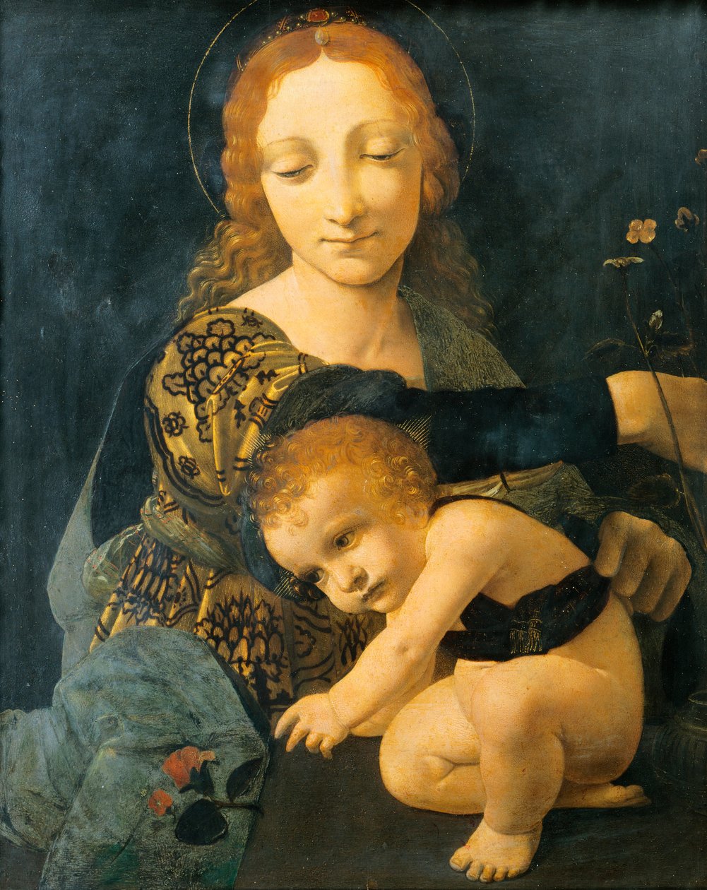 Madonna z Dzieciątkiem – Giovanni Antonio Boltraffio (1467-1516) autorstwa Giovanni Antonio Boltraffio