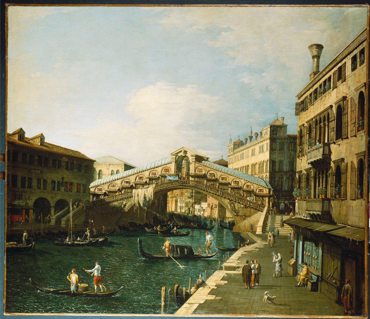 Canal Grande, Wenecja autorstwa Giovanni Antonio Canal