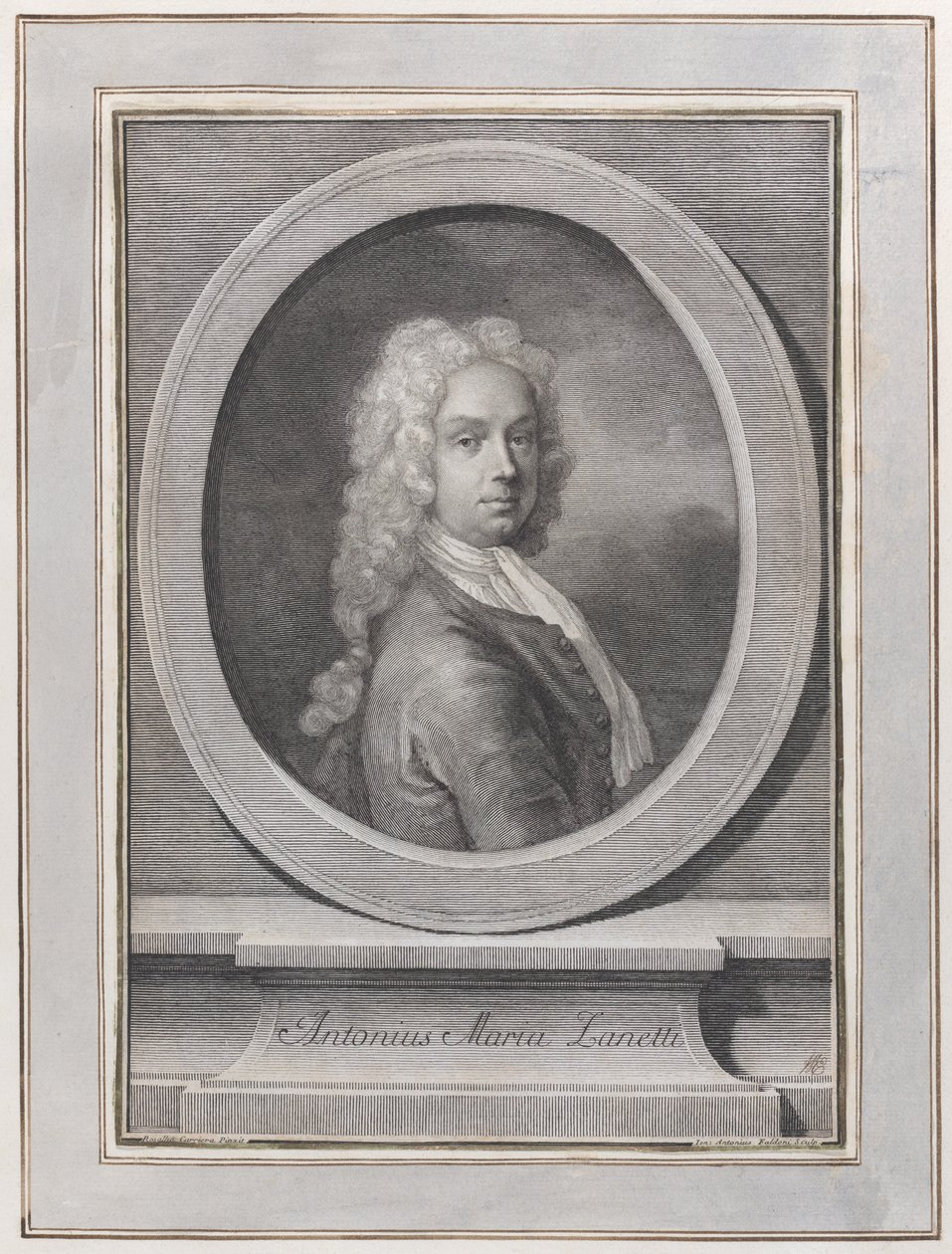 Portret Antona Marii Zanettiego Starszego, ca. 1725. autorstwa Giovanni Antonio Faldoni