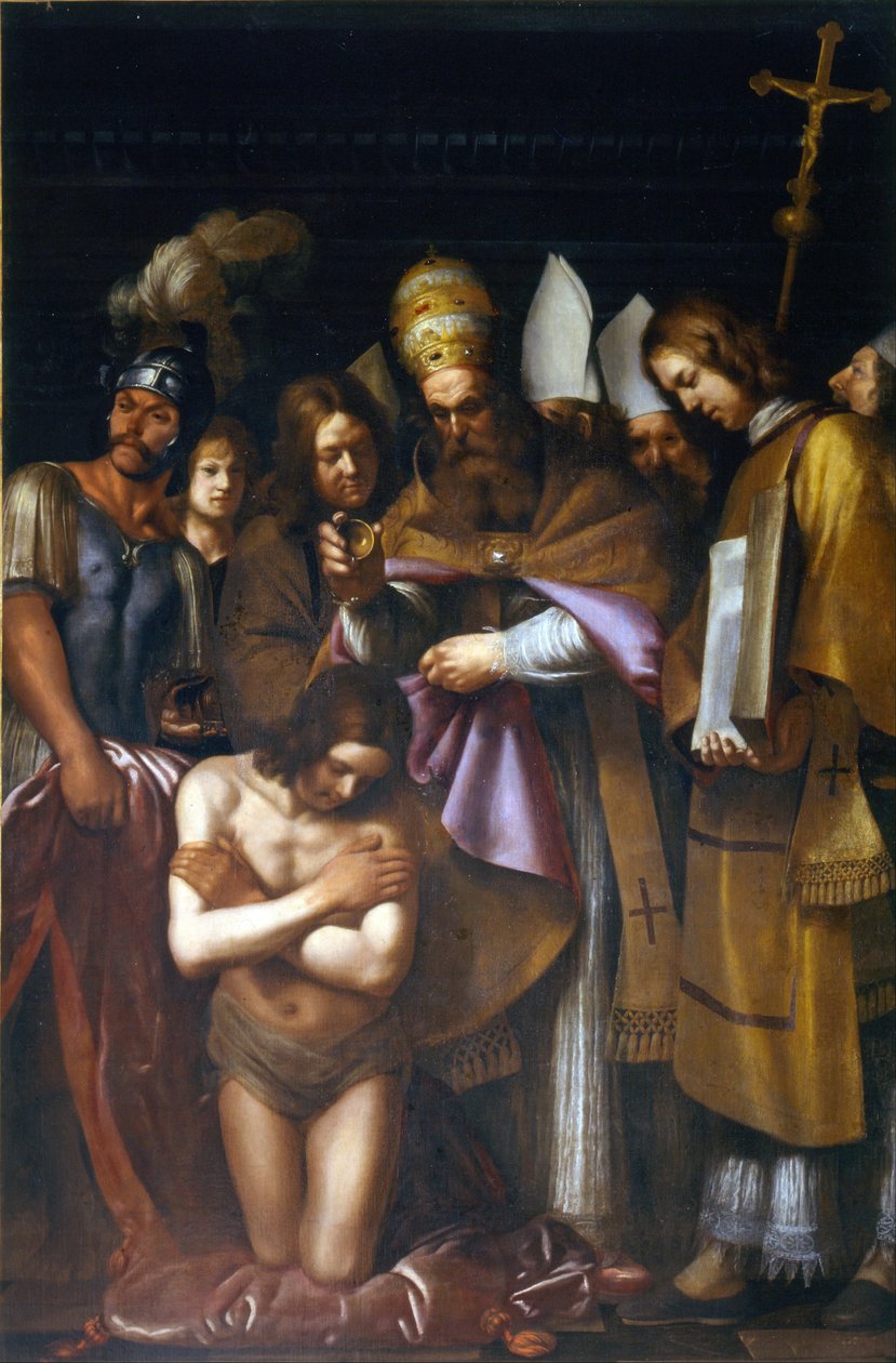 Chrzest Konstantyna autorstwa Giovanni Antonio Galli