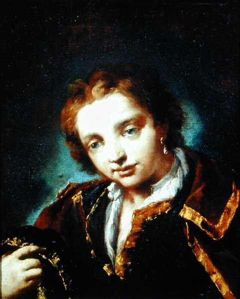 Portret młodzieńca (olej na płótnie) autorstwa Giovanni Antonio Guardi