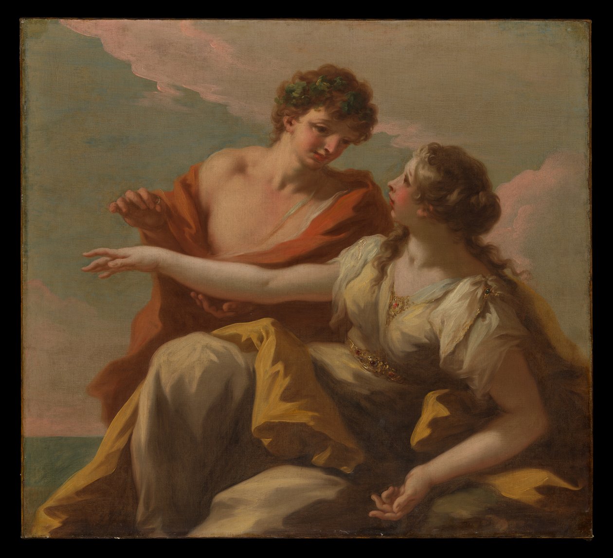 Bachus i Ariadna autorstwa Giovanni Antonio Pellegrini