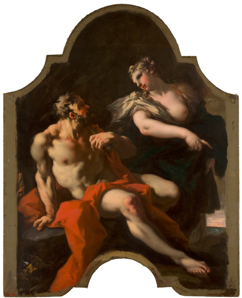 Przedstawienie mitologiczne lub alegoryczne autorstwa Giovanni Antonio Pellegrini