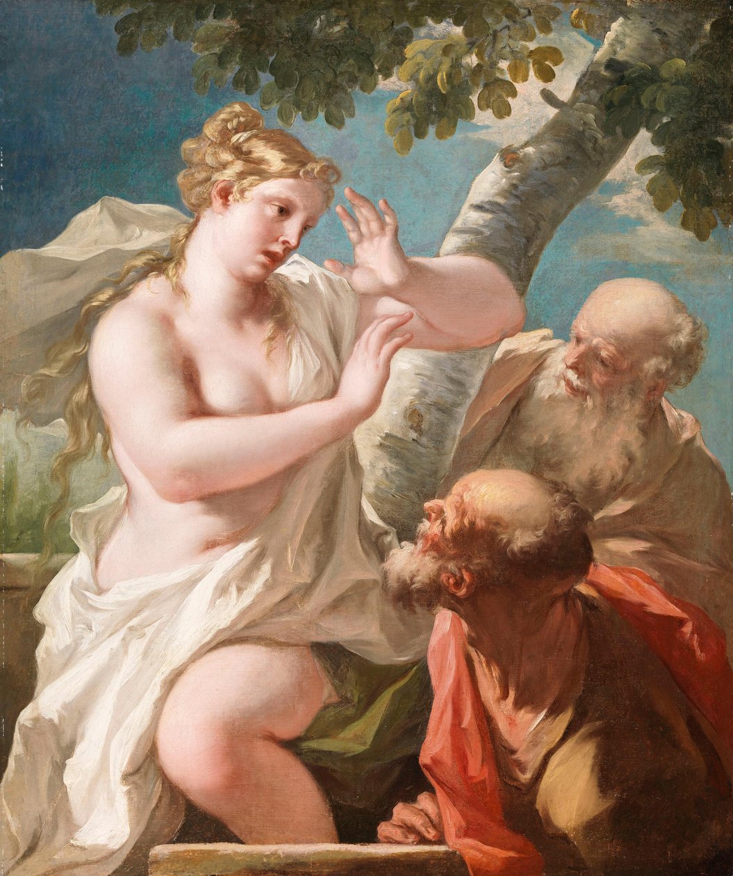 Zuzanna i starcy autorstwa Giovanni Antonio Pellegrini