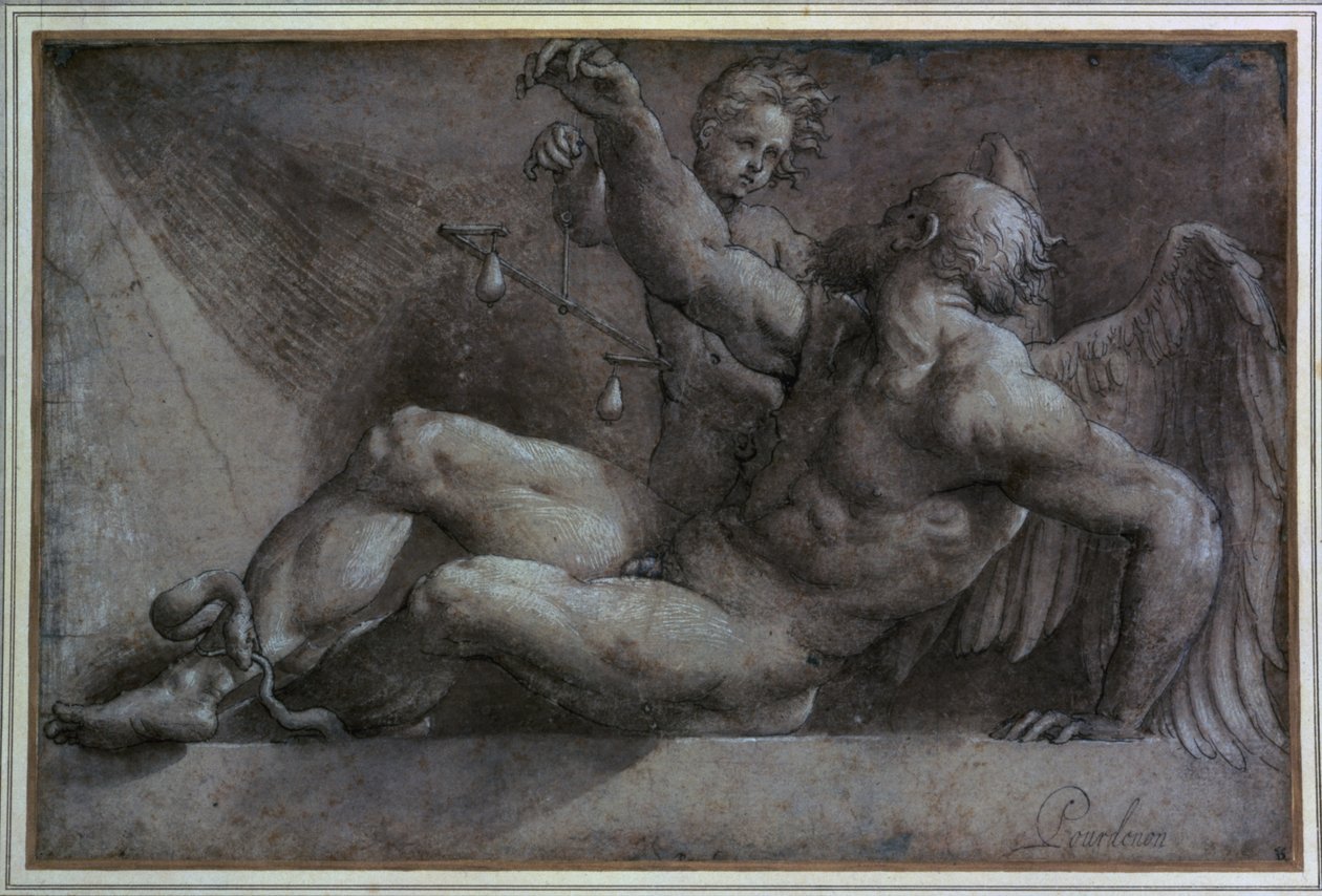 Alegoria czasu autorstwa Giovanni Antonio Pordenone