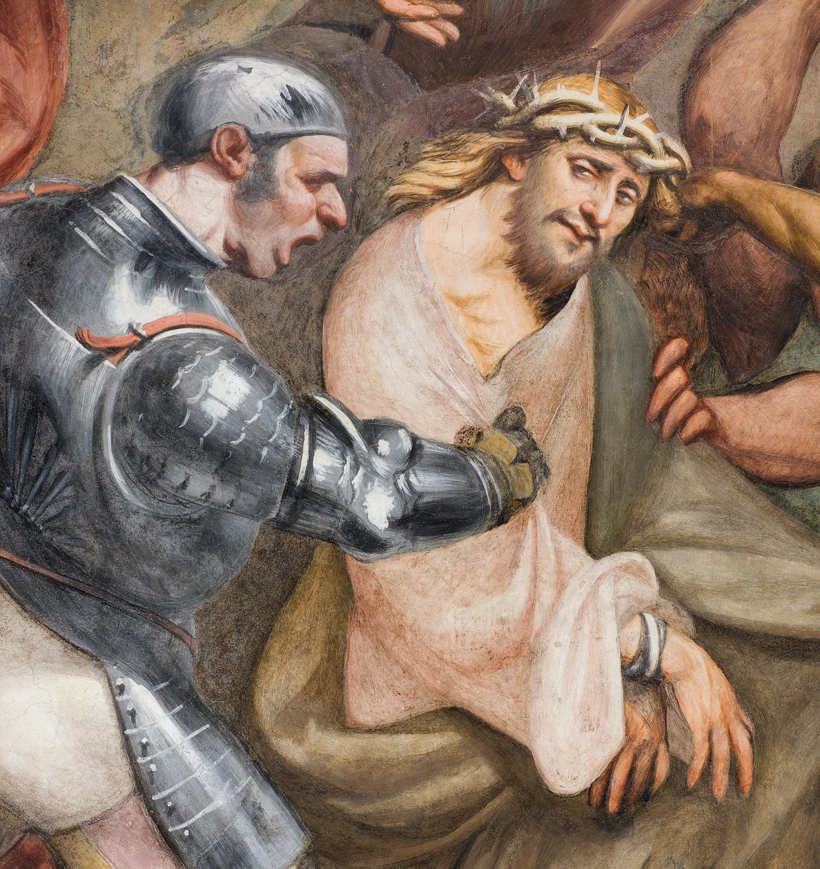 Środkowa Aave, Trzecie Przęsło Południowe, Wspinaczka na Kalwarię, Il Pordenone autorstwa Giovanni Antonio Pordenone