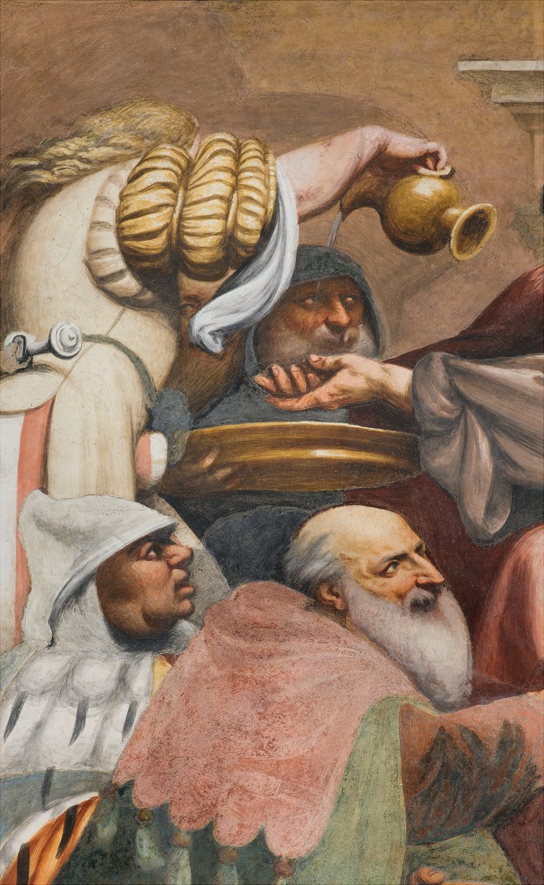 Środkowa Aave, Trzecie Przęsło Południowe, Wspinaczka na Kalwarię, Il Pordenone autorstwa Giovanni Antonio Pordenone