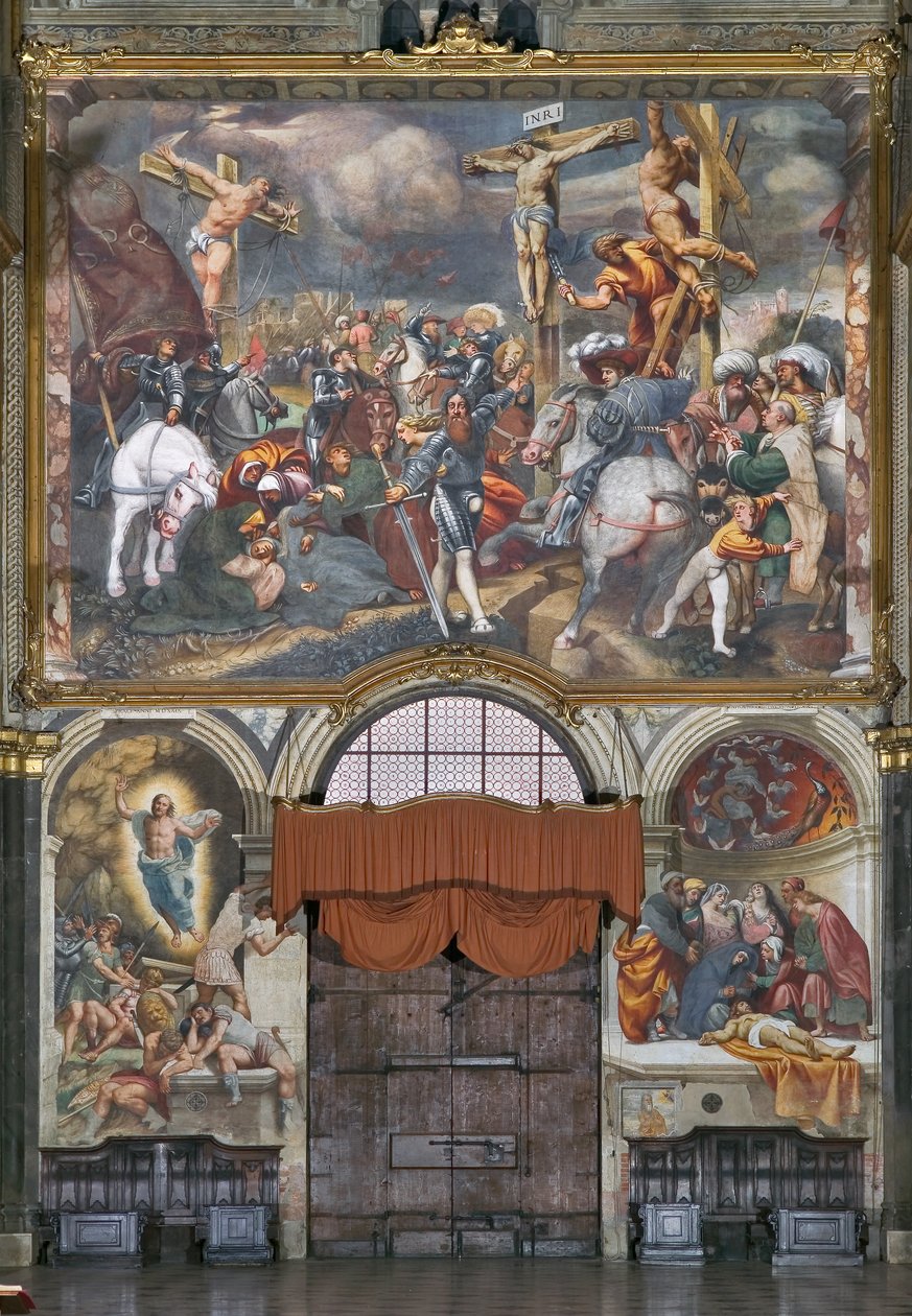 Ukrzyżowanie autorstwa Giovanni Antonio Pordenone
