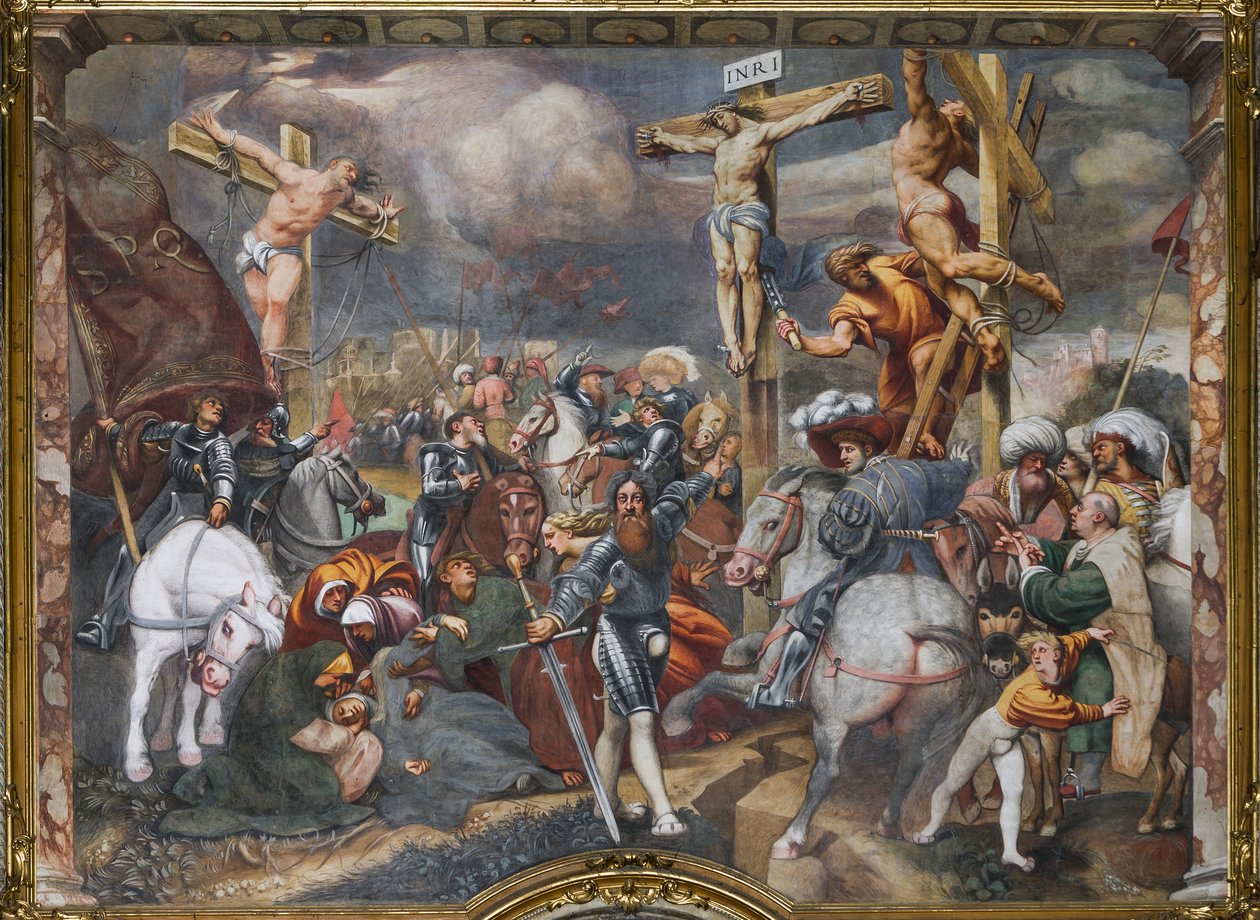 Ukrzyżowanie autorstwa Giovanni Antonio Pordenone