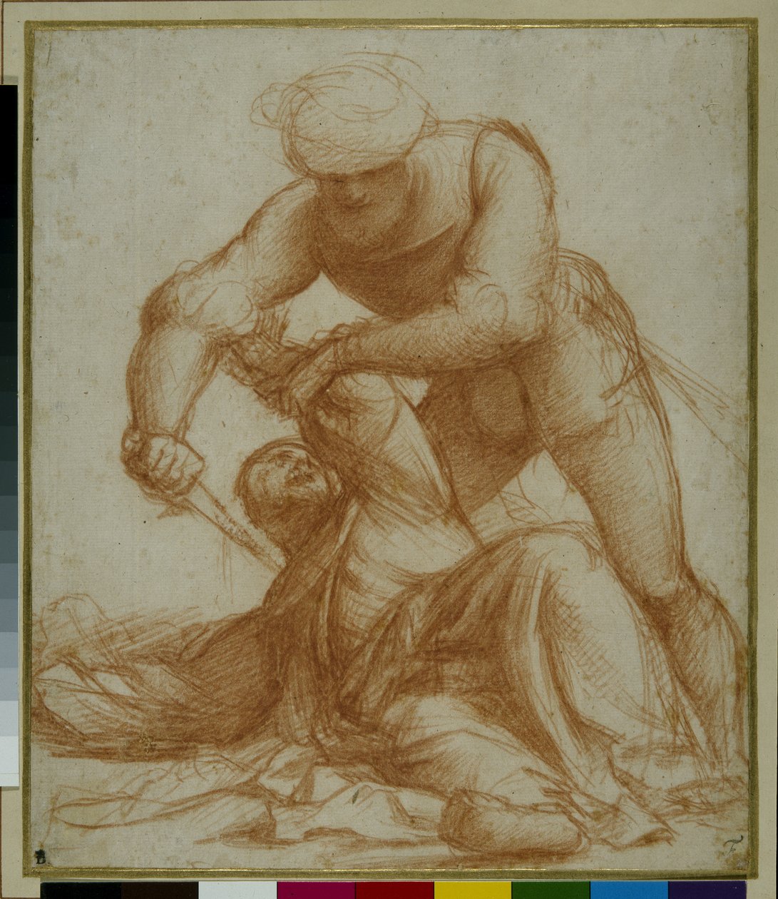 Studium męczeństwa św. Piotra Męczennika autorstwa Giovanni Antonio Pordenone