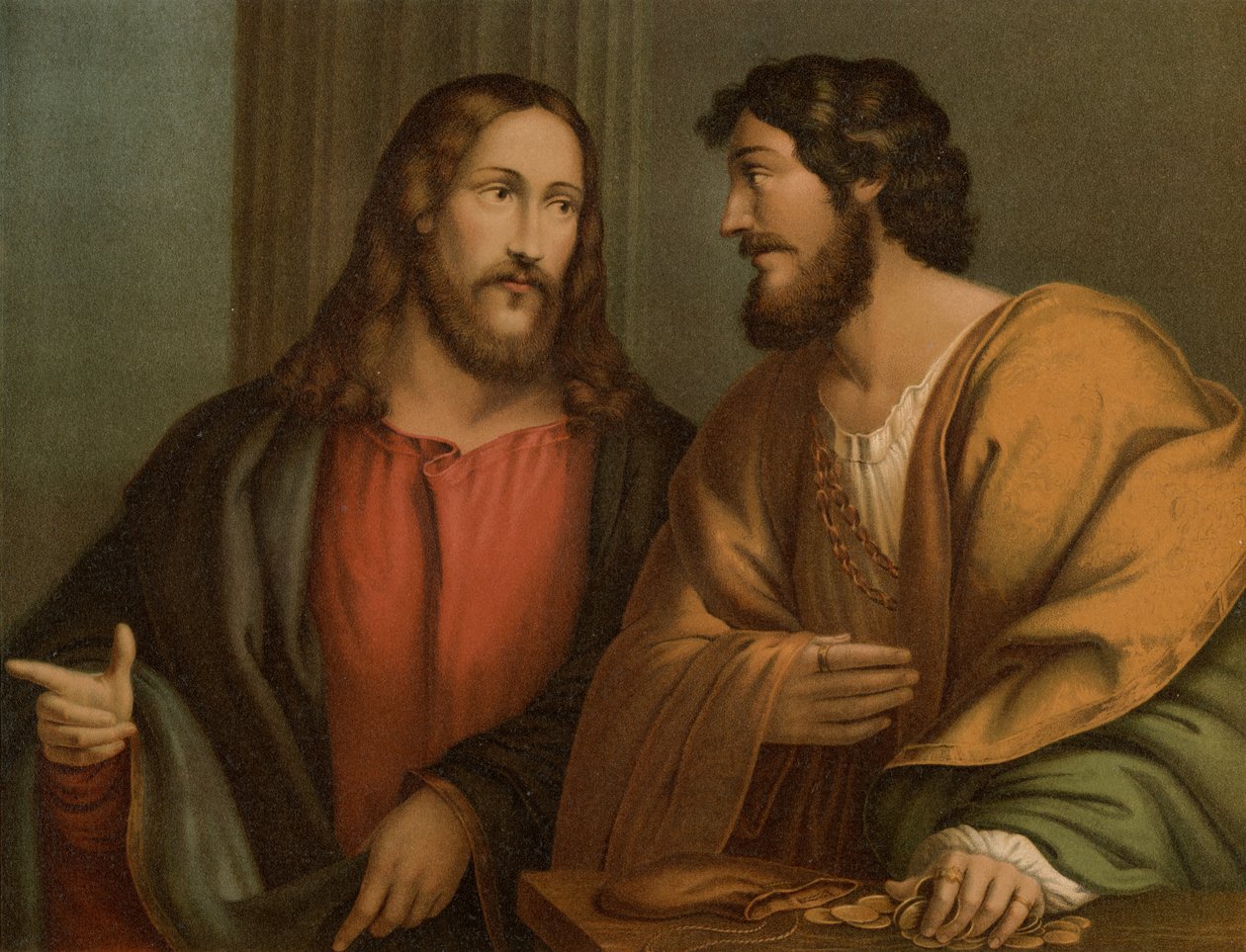 Wezwanie Mateusza autorstwa Giovanni Antonio Pordenone
