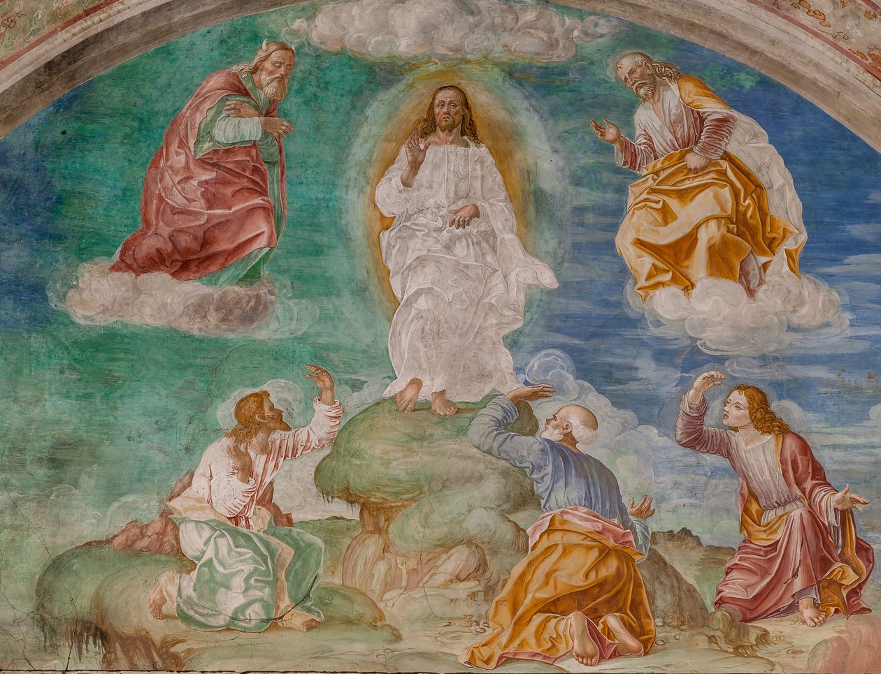 Przemienienie Chrystusa, ok. 1529 (fresk) autorstwa Giovanni Antonio Pordenone