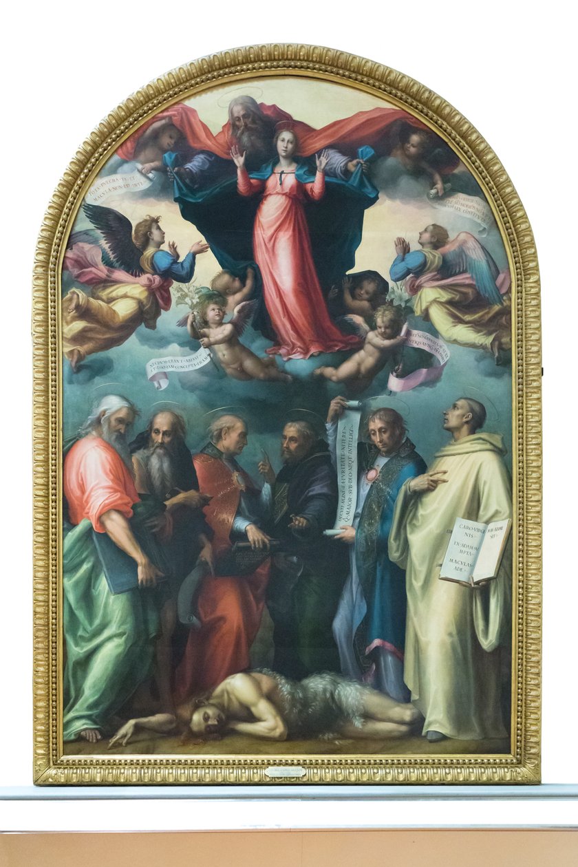 Spór o niepokalane poczęcie autorstwa Giovanni Antonio Sogliani